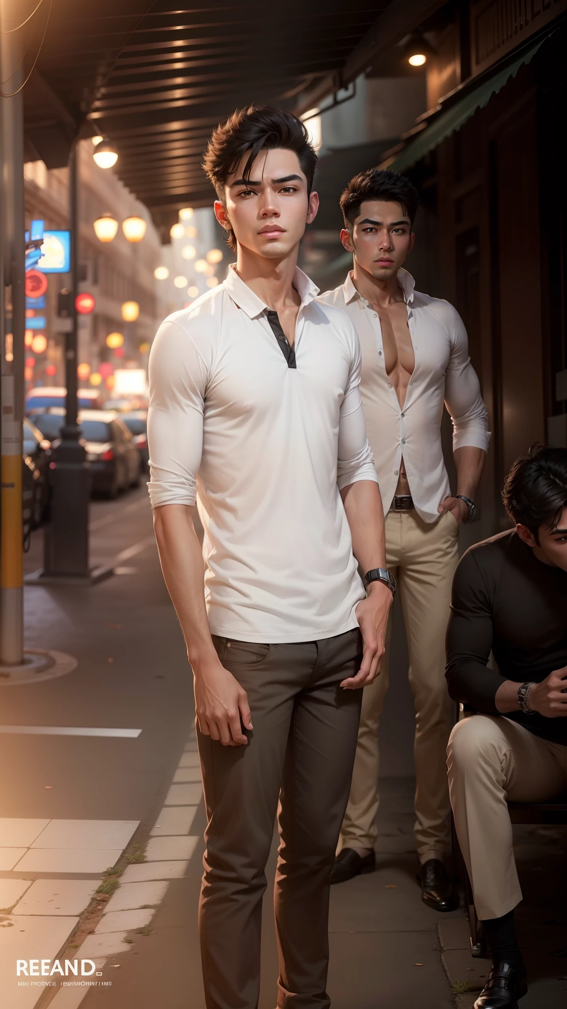 Change background handsome boy 8k ultra relastic. Relastic face and remove other man