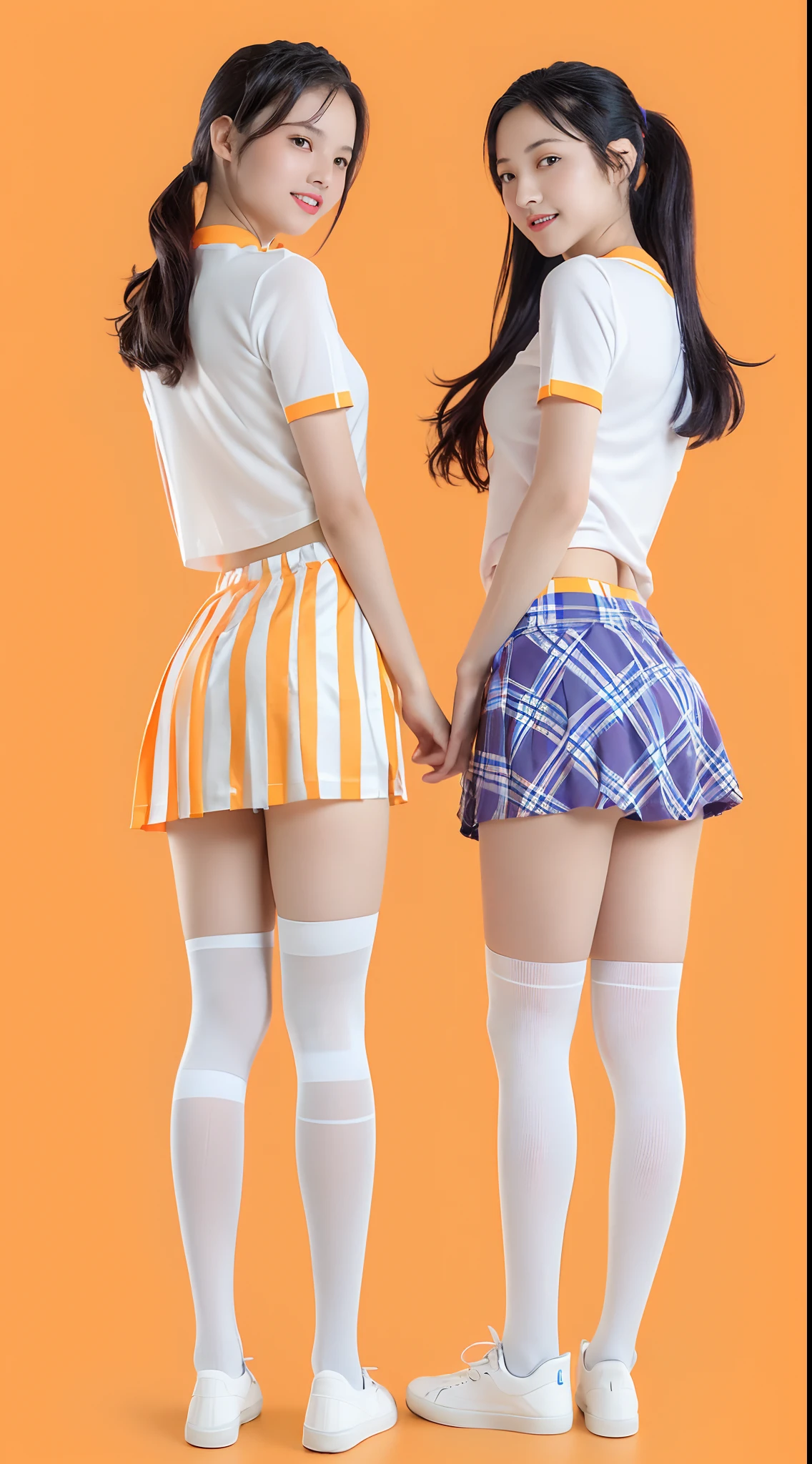 （（（European Caucasian Woman）））、（（（Mary, 18 years old）））、one person、（Thin contours、Grey Eye:1.5）、（Thin contours）、Big Breasts、Narrow waist、（（（White and translucent skin:1.3）））、Beautiful, shiny blonde medium-long hair、8-head-tall model style、Tokyo cityWear, (clothing:2.0, school uniform:2.0, Checked mini skirt:1.8), (Wet:1.5), ((Grin:1.2, Small Ass:1.5)), ((Japanese, 1 Girl, 18-year-old, 7 heads, Ideal body type, , With bangs,   thin, Small Ass, Beautiful legs, thin脚)), Surrealism, Cinema Lighting, Written boundary depth, debtirst Person View,  debt/1.8, 135mm, Ticker, masterpiece, Collect and organize, ((Anatomically correct:1.3)), Textured skin, Super detailed, High detail, high quality, Awards, 最high quality, High resolution, 8K