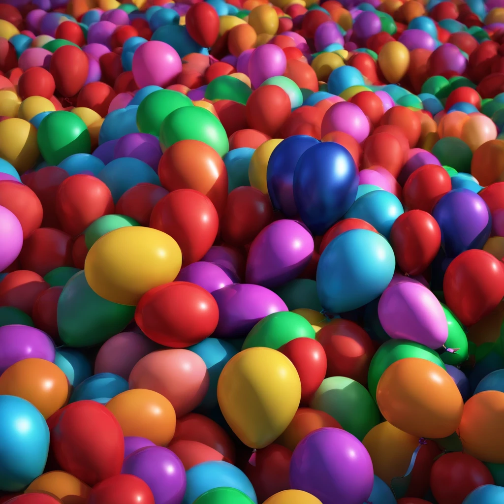 Image Fill, masutepiece, Super Detail, High quality, awardwinning, 8K, Balloons, various colors