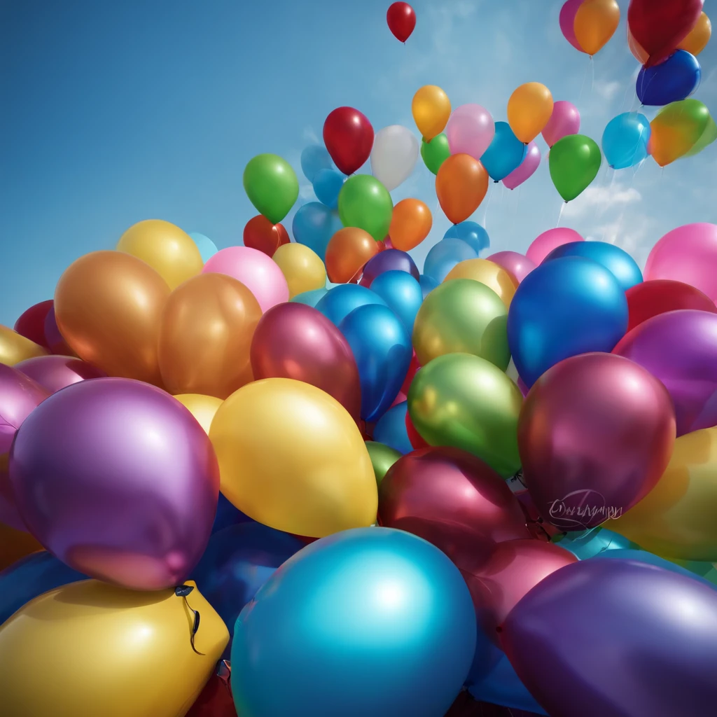Image Fill, masutepiece, Super Detail, High quality, awardwinning, 8K, Balloons, various colors