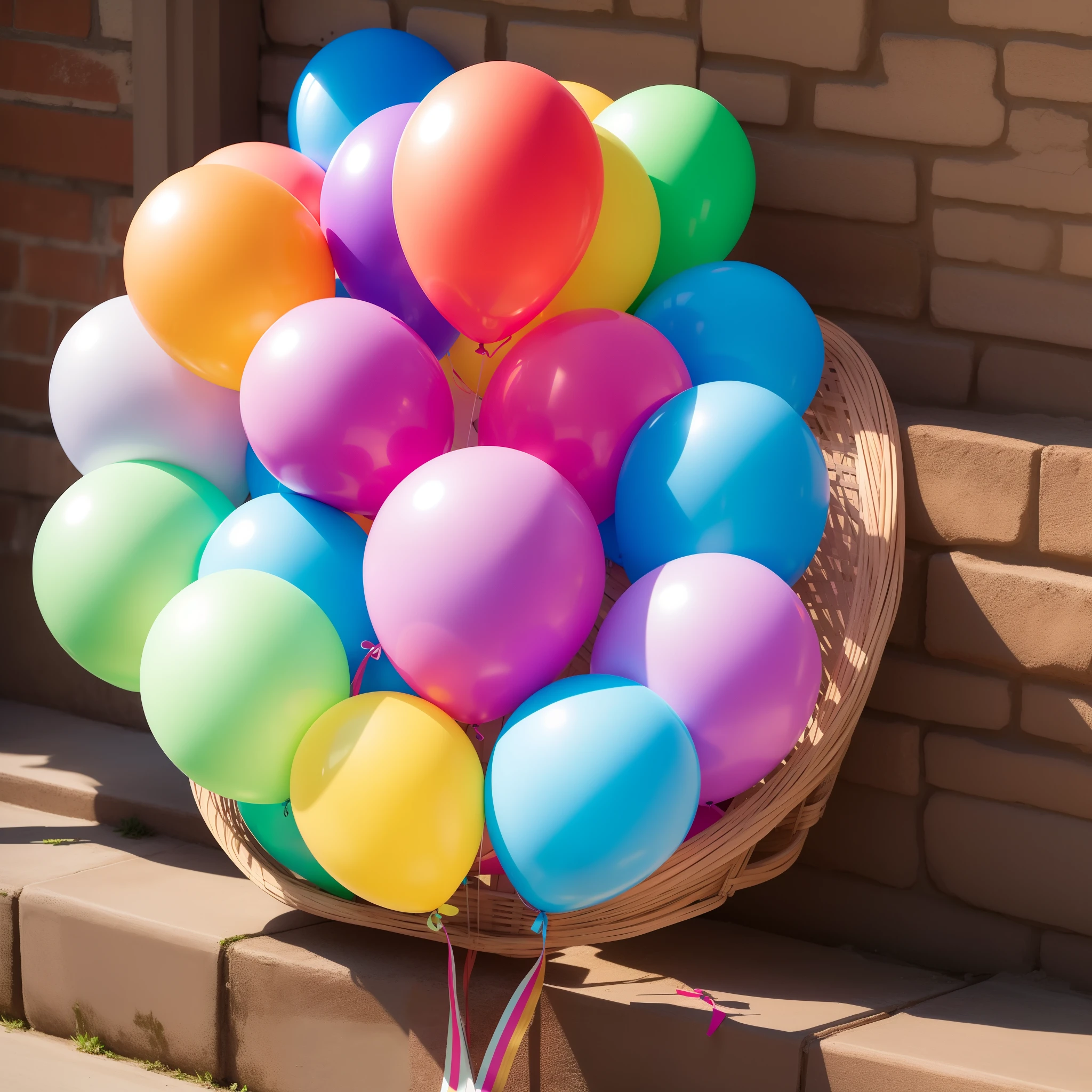 image fill, masterpiece, super detail, high quality, award winning, 8k, balloons, various colors