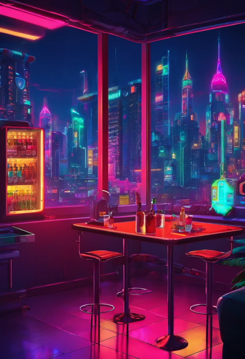 inside in room、The table、Coke jar