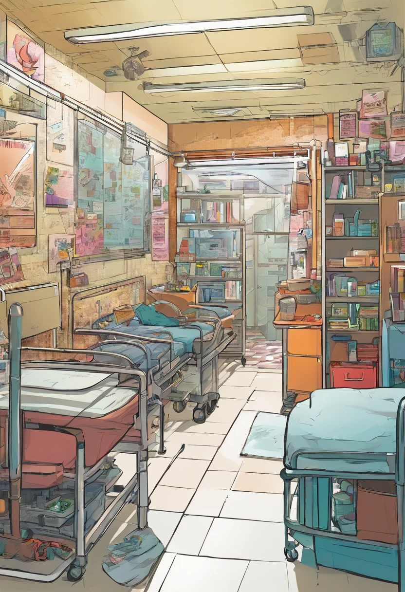 hospitals inside in room