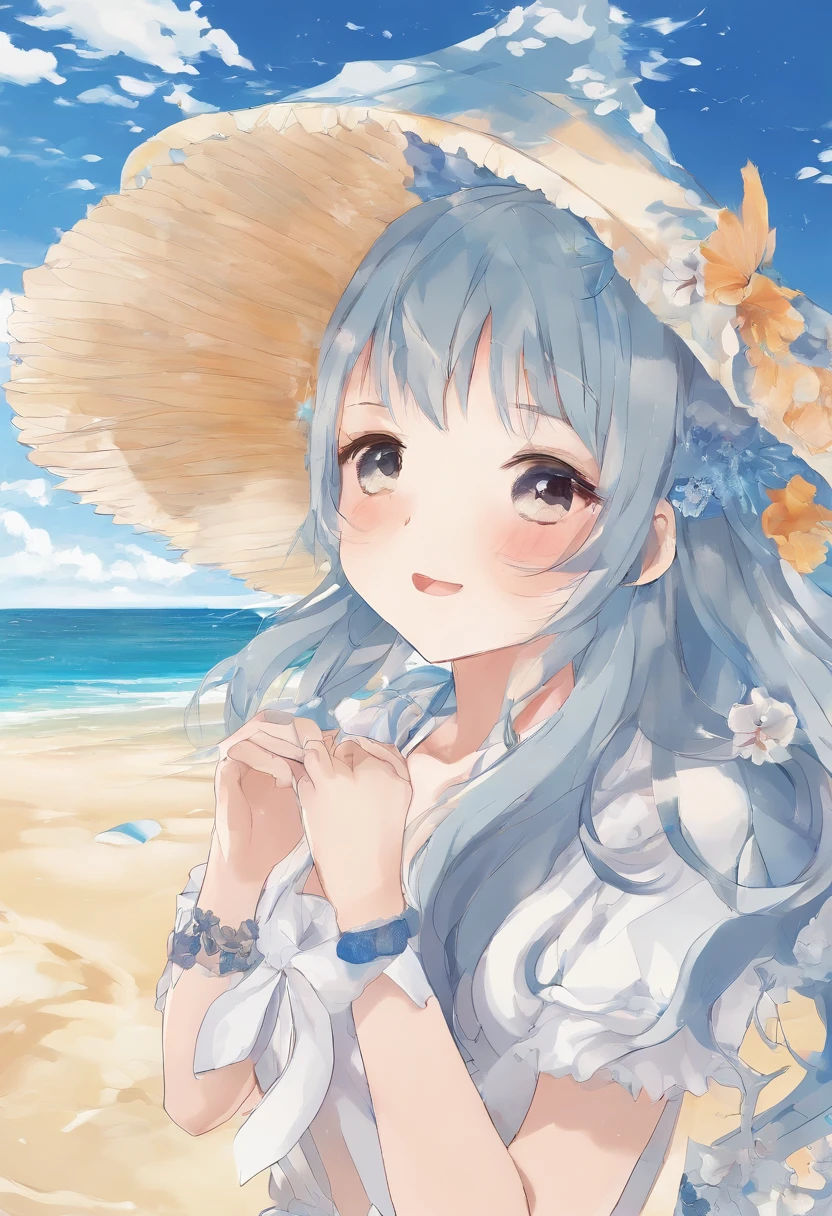 Mare、sand beach、no human figures、hightquality