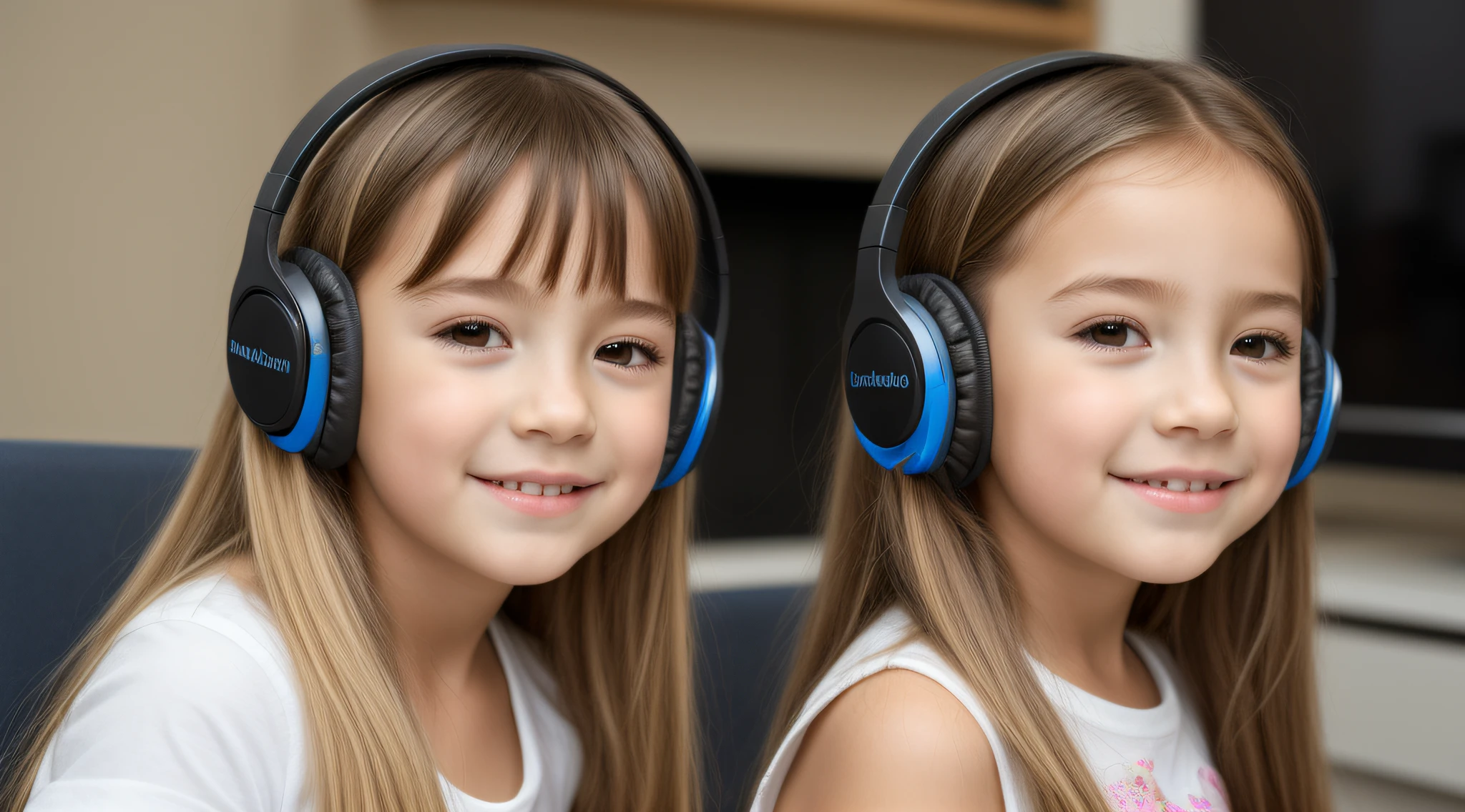 girls, BLONDE LONG HAIR com um capuz vermelho, nuvens negras & Forros de Prata, HEADPHONE.