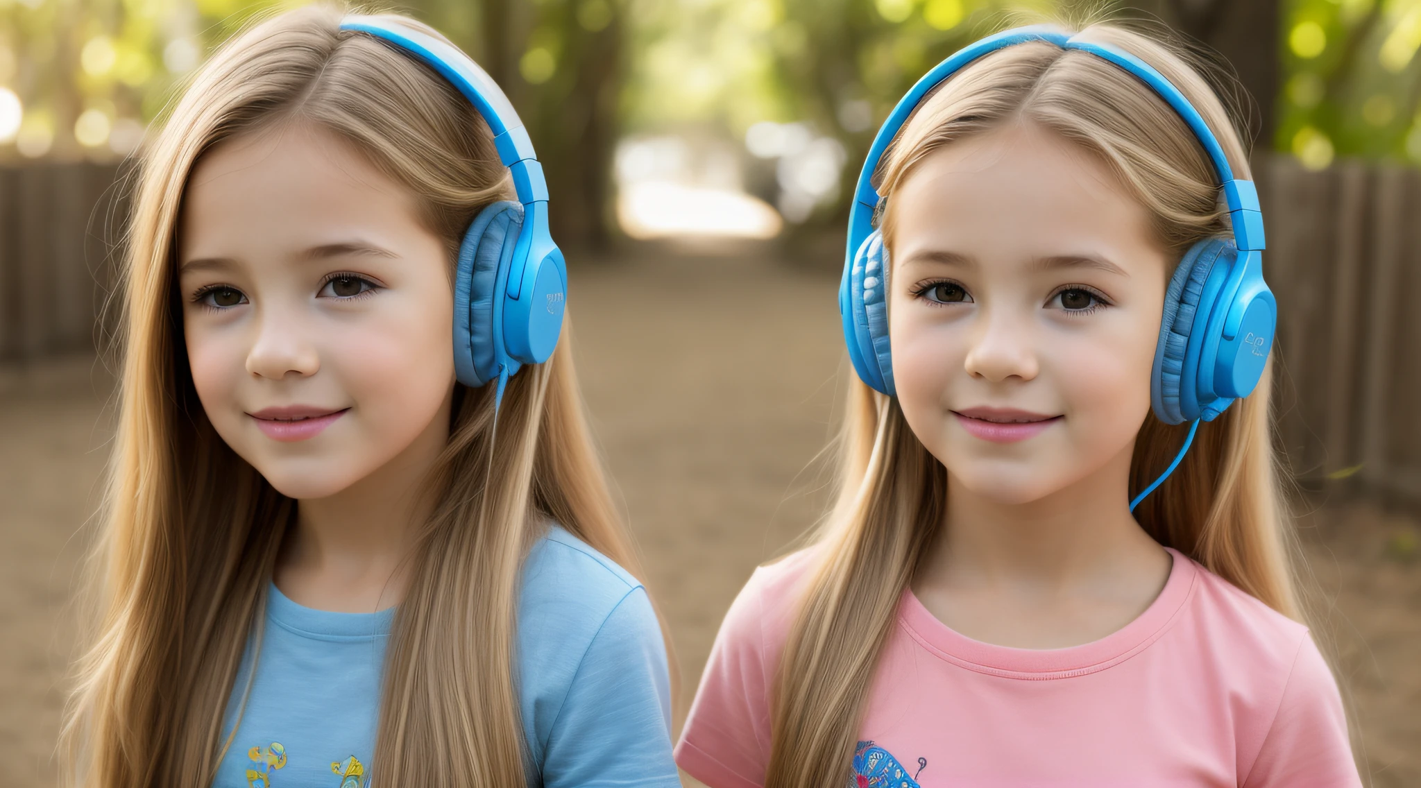 girls, BLONDE LONG HAIR com um capuz vermelho, nuvens negras & Forros de Prata, HEADPHONE.