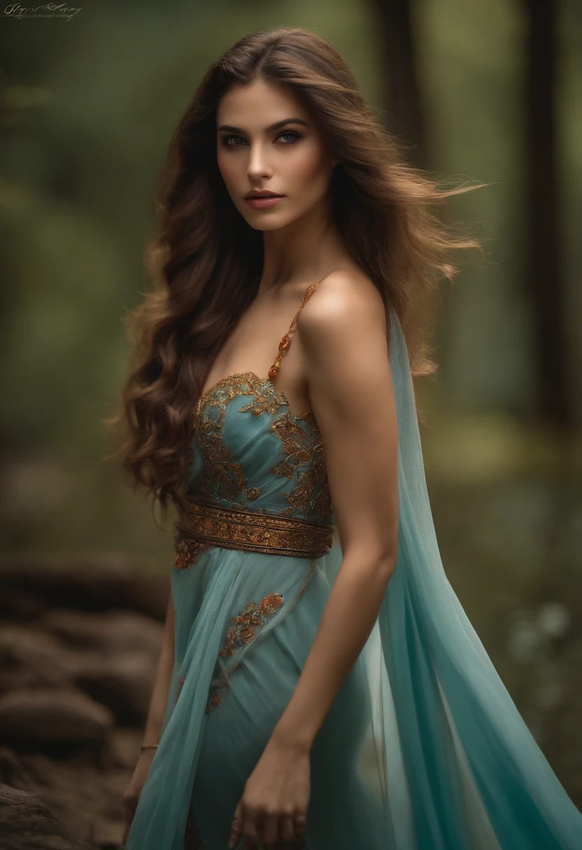 Long hair beautiful face full body gogal