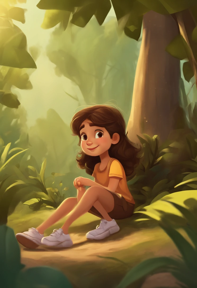 menino 9 anos idade, cabelos pretos, roupa azul, tenis, mochila escolar, observa passarinhos na floresta, floresta verdejante, bela, Arte infantil em Artstation, mobile game art, arte digital detalhada bonito, illustration of children's books, painting digital adorable, arte de fundo, colorful kids book illustration, illustration for children, illustration of children's books, 2d illustration, 2d illustration, 2d matte illustration, a beautiful artwork illustration, pintura digital dos desenhos animados, (melhor qualidade, alta qualidade:1.4), (Qualidade Superior, melhor qualidade, Beautiful and Aesthetic:1.2), extremamente detalhado, colorido, mais alto detalhado em ultra detalhado,