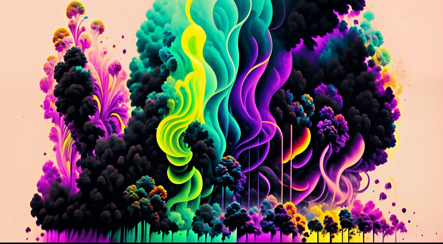 Un primer plano de un humo colorido se vierte sobre un fondo negro, humo de color fluido, humo colorido, Humo multicolor, humo coloreado, humo de colores brillantes, acid-colored smoke, Humo de color, humo de arco iris, Background of psychedelic smoke, Humo colorido en el fondo, humo espeso y colorido, Humo giratorio colores radiantes, nubes de humo de colores, humo arremolinado, Arte del humo fluido