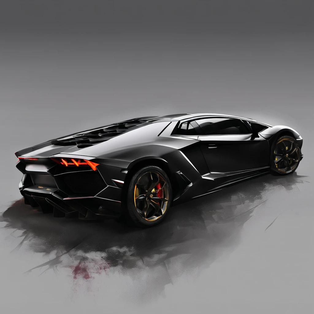 Lamborghini logo black