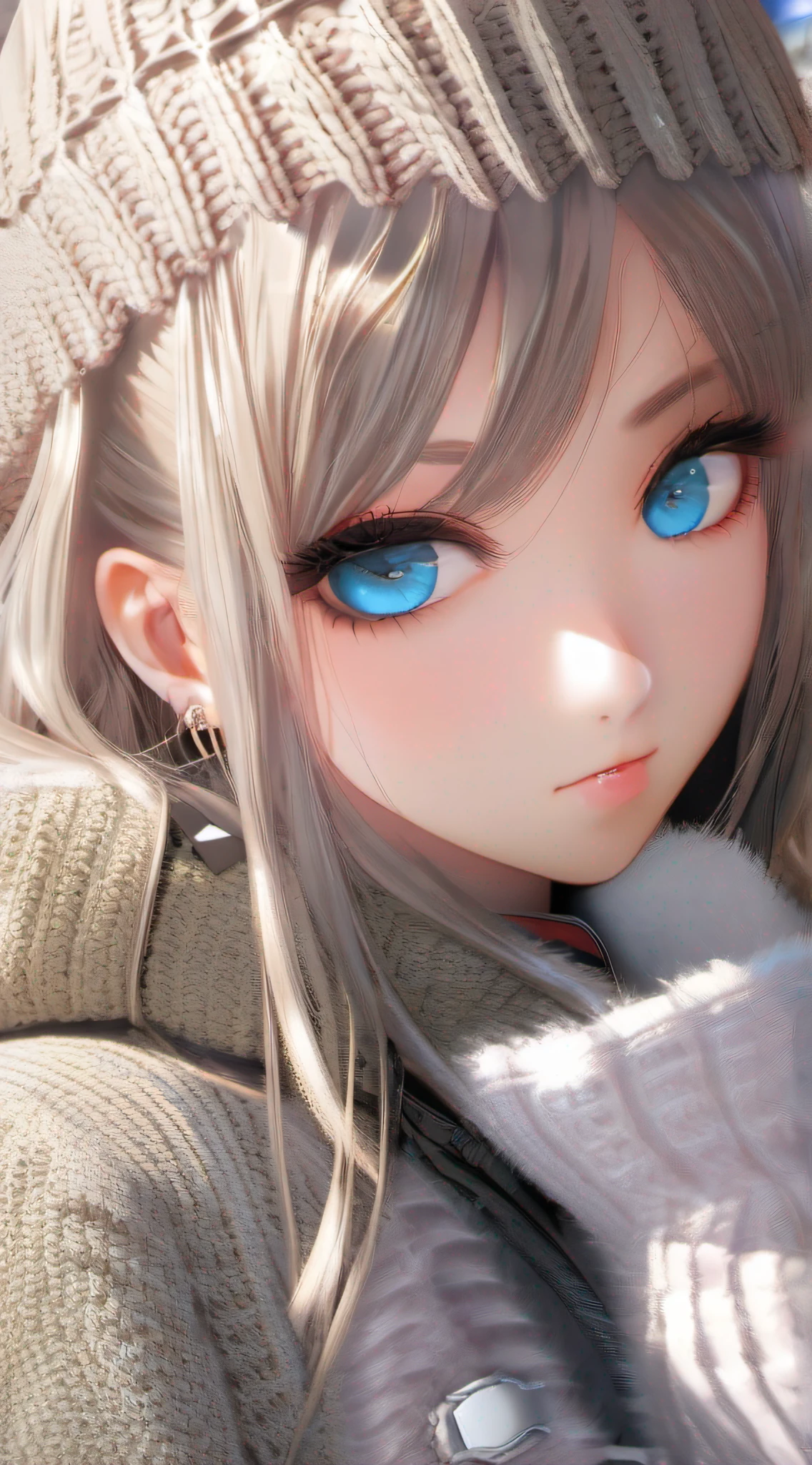 ((masuter piece)),((Finest quality)),(super precision),sharpnes,Clear,Detailed down to the smallest detail,Top quality anime,((1 adult female),Colossal tits:1.3.Beautiful knitted sweaters with detailed and detailed details