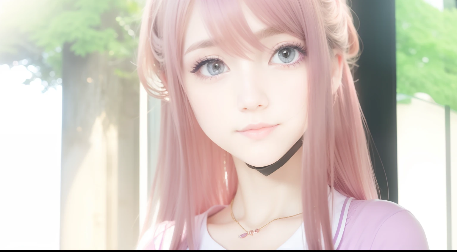 masterpiece, Highest quality, One girl, blue sky, Cloud Trail, warm, View your viewers, Captivating smile, blush, Yaemicodef, beautiful
