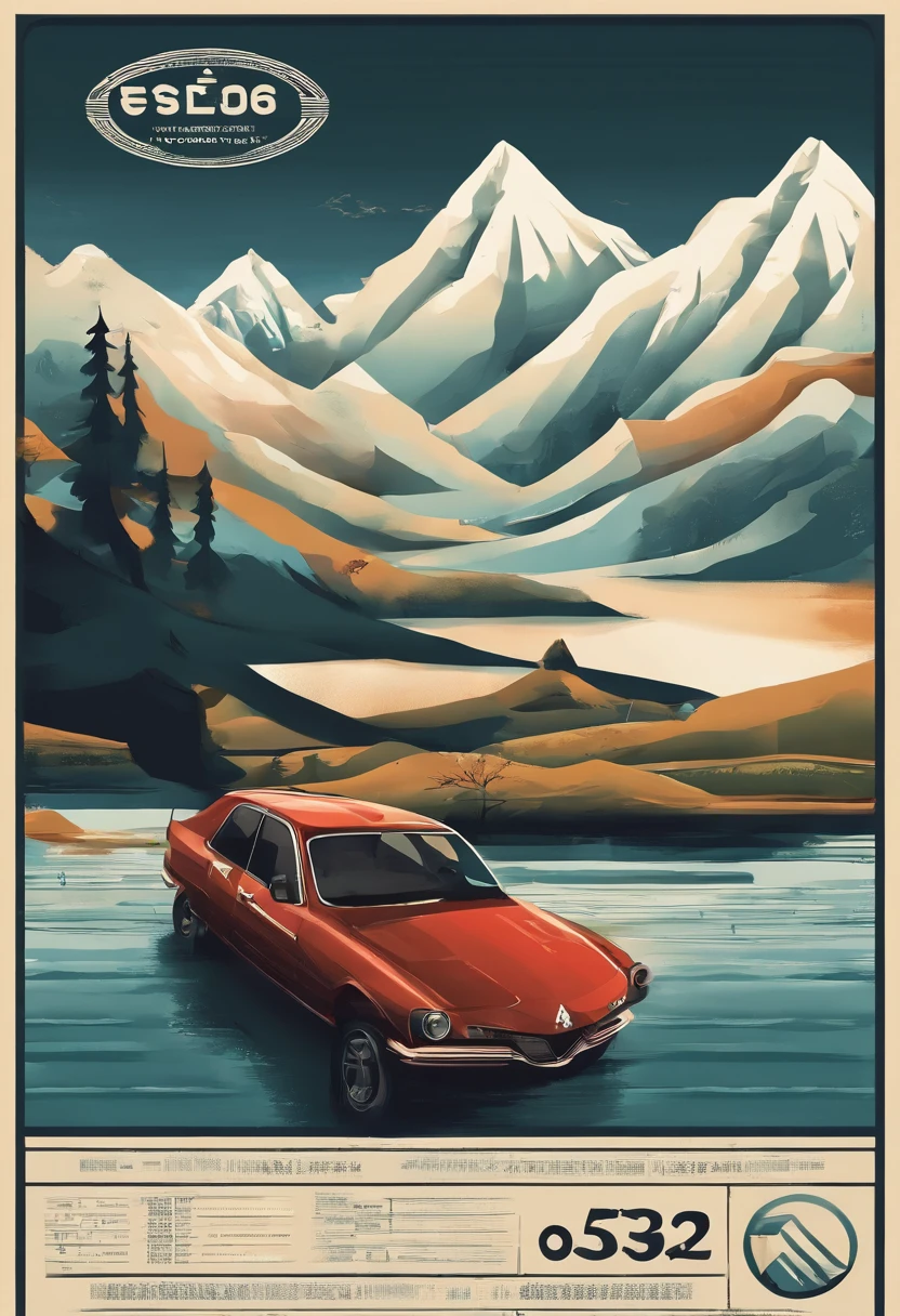 The number 636 and the class emblem composed of rivers and mountains