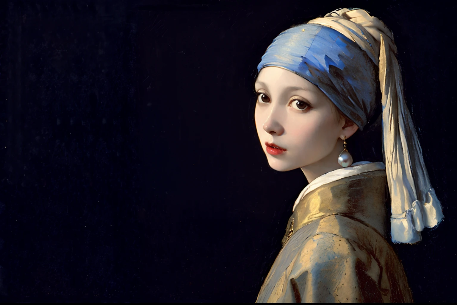 girl with a pearl earring,pearl earring,Vermeer lighting,Vermeer painting,Johannes Vermeer,Author: Vermeer,Johannes Vermeer,Vermeer and Caravaggio
