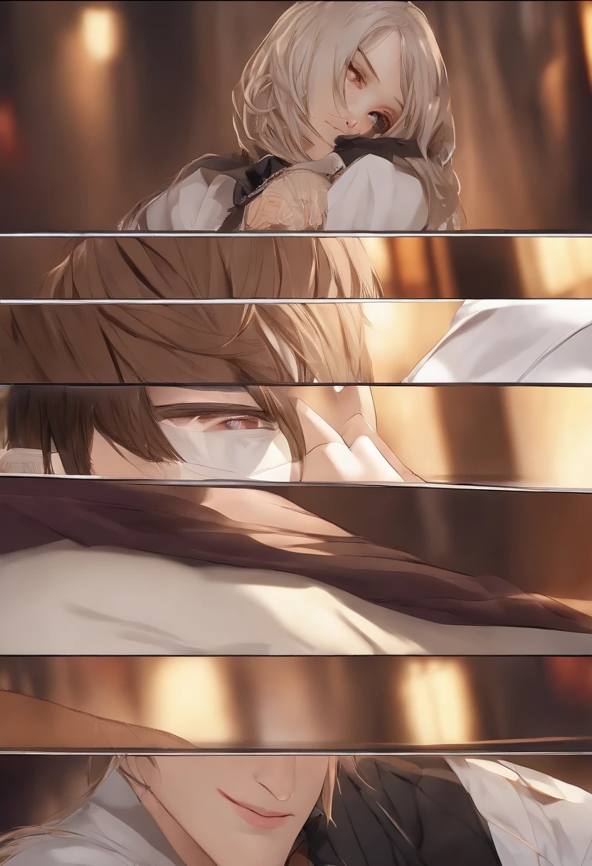 (masterpiece:1.3), (absurdres:1.3), (best quality:1.3), (8K), (large masterpiece digital art), (detailed manga illustration), (handled hair), perfect anatomy, (sharp eyeliner, eyeshadow, detailed eyes:1.1), (intricate details:1.3), (ultra-detailed:1.3), (illustration:1.3), (sharp focus:1.3), (natural lighting:1.05), (vivid colors:1.3), BREAK, 1boy, line art, Vampire, mafia, gangster, sitting on sofa, glare