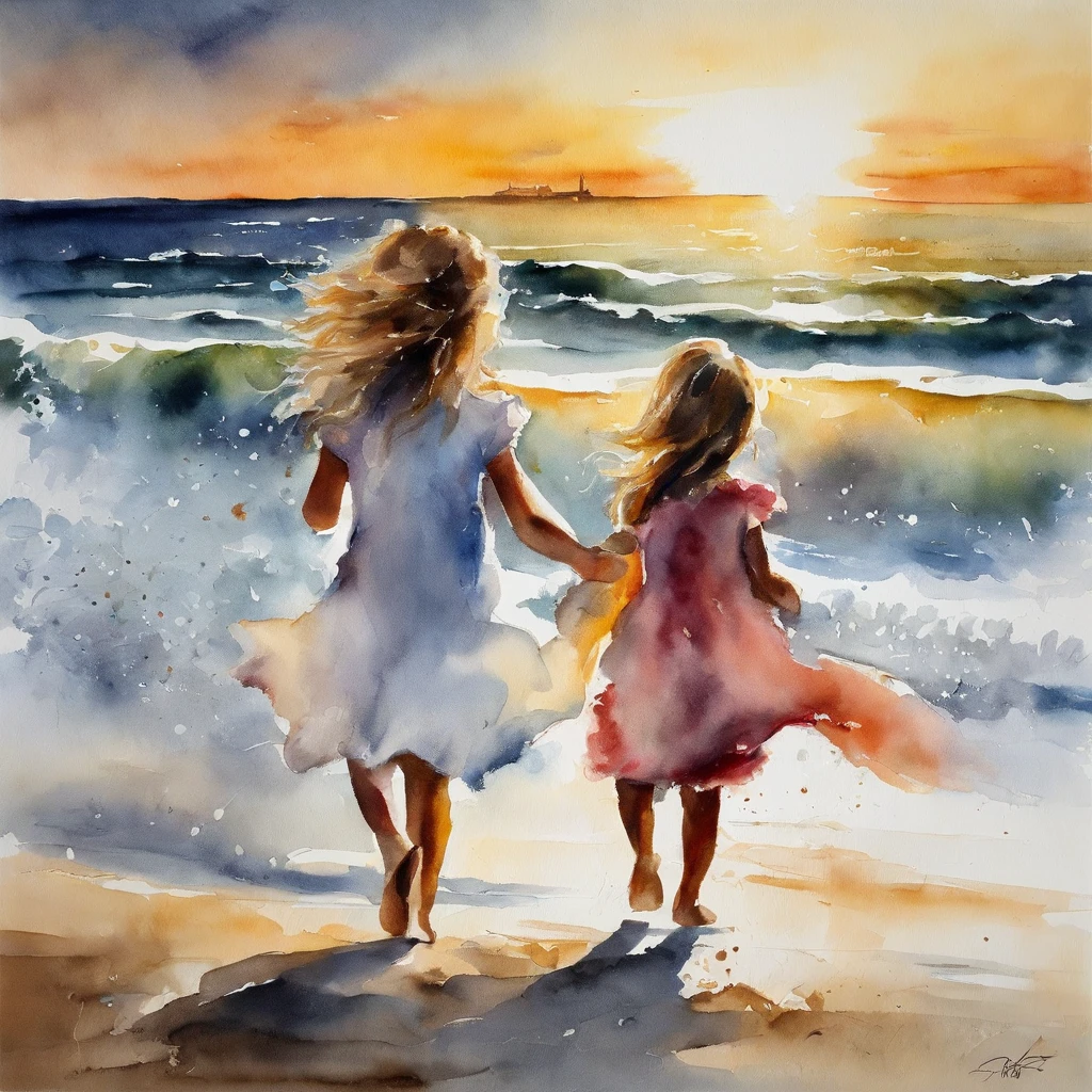 Structured impasto of beautiful women climbing a structured rock in the sea, scrambling over each other and standing on each other’s shoulders. Realistic, realistic colors,