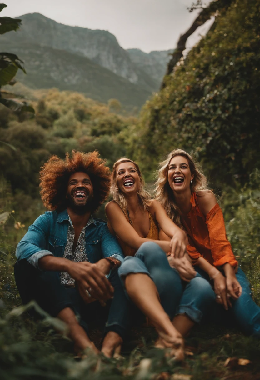 people laughing