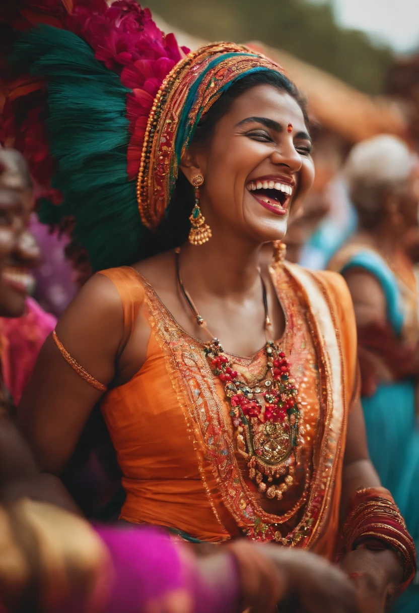 people laughing