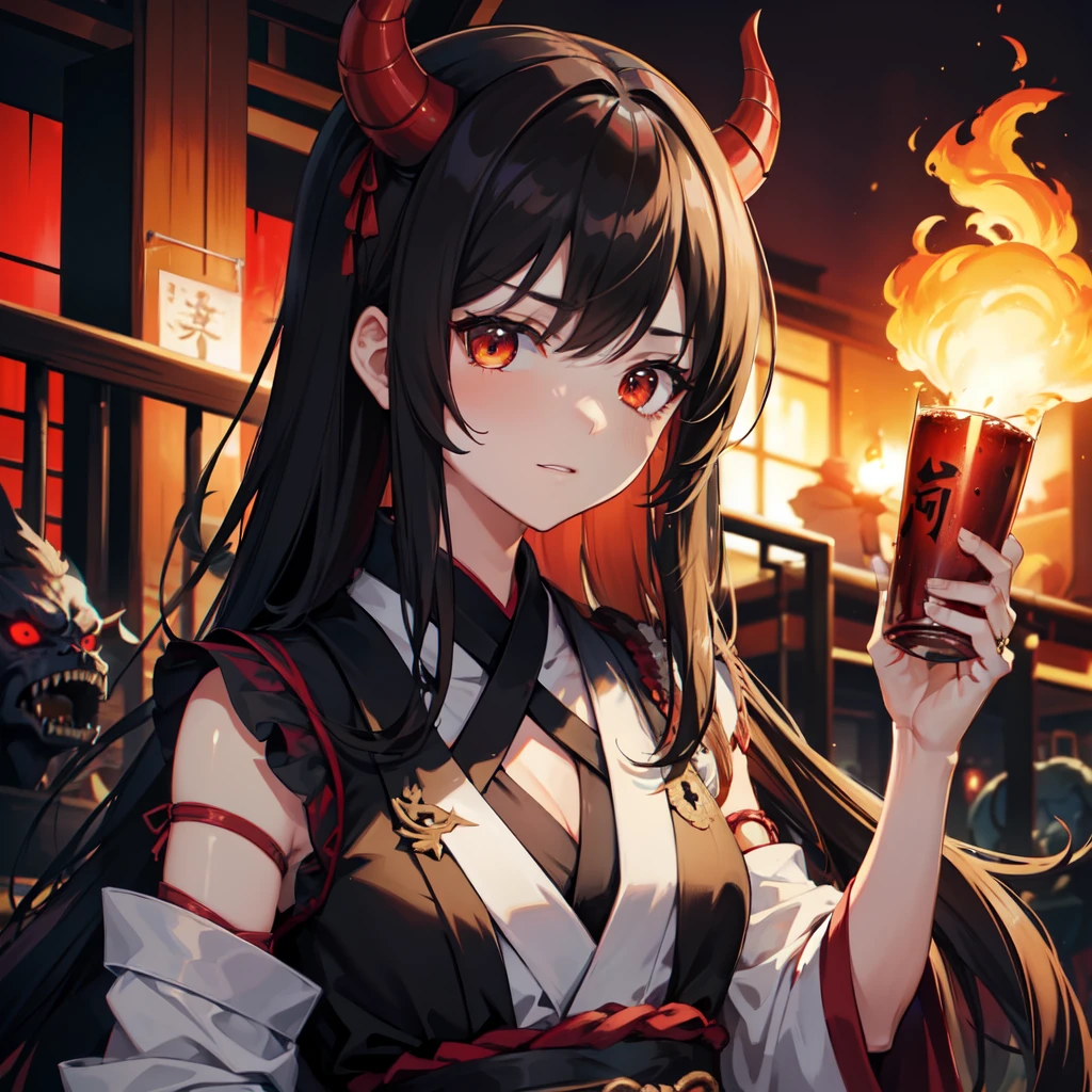 girl, Looking at Viewer, girl,tokyo prefecture.expression, customer,Cute, appearance, Reese's attitude, positive,
Female, Women, 25-years old, Small breasts, Upper body, Smile, Brown eyes :1.1), ,Casual attire 1 person,
Demon of the Japan
Always at night
The city is on fire.
"Ghost cut: The Curse of Alcohol"
Chapter 10: Age of Chaos
The world was in chaos. The birth of a variety of alcoholic beverages、Brought chaotic times, Just as the curse of Onikirisake spread to other drinks. Demon survivors roamed the land, Looking for cursed alcohol、Attack anyone who gets in your way. The once prosperous city was now desolate, And people々lived in fear of the demons that plagued the land.
Chapter 11: Breweries under attack
The owner of the brewery、I was one of the few who still had hope. They took over the brewery in times of chaos, And they decided to use their skills to help put an end to the demonic threat. however, Their peace was short-lived.
One day, The brewery was attacked by a group of demonic survivors, Who had heard rumors of cursed onikiri sake still being produced. Owners are numerous、We were winning, And they were immediately overwhelmed.
Chapter 12: Rise of a strong demon
When the brewery is in ruins, A new figure emerged from the shadows. It was a demon with human-like consciousness, And it captured the owner of the brewery. This devil is、Stronger than any demon the world has ever seen、It was cunning, And it had a plan.
The devil began to work, Mass production and distribution of cursed onikiri sake. It used cursed alcohol to control demon survivors, And it created an army of demons marching across the land, Give waste to everything in their path.
Chapter 13: Call to Action
The Demon Killer has come into action again. They stop strong demons、I knew I had to put an end to the spread of the cursed demon kirisake. however, They faced even greater challenges