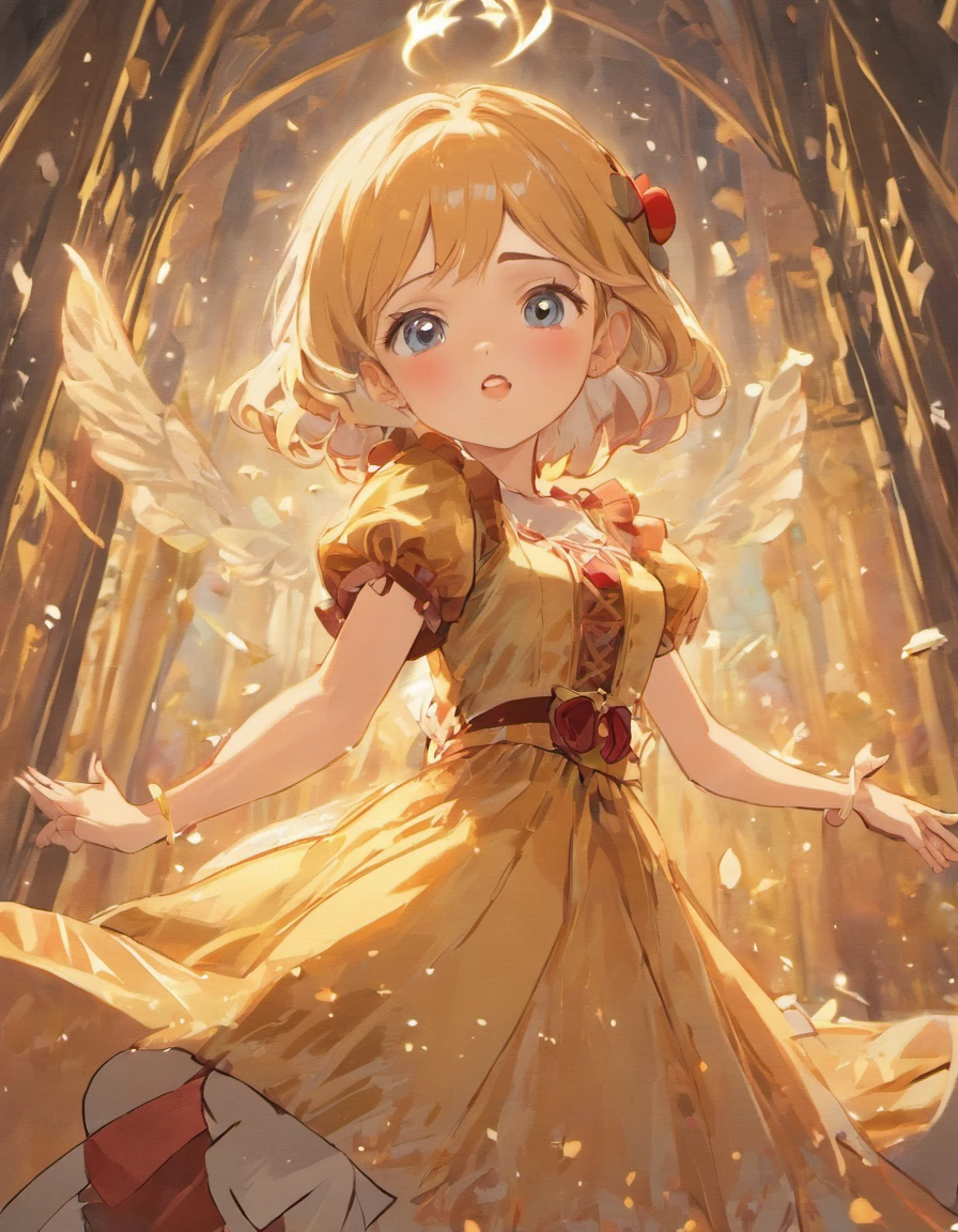 Snow White,Old money style, Reference Brand TEME 2023. Moya Seoul 2023 Colors: peach, Amber Brown, Full-body front design