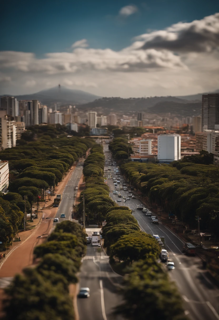 This image mix with popular sights in the city of Belo Horizonte
