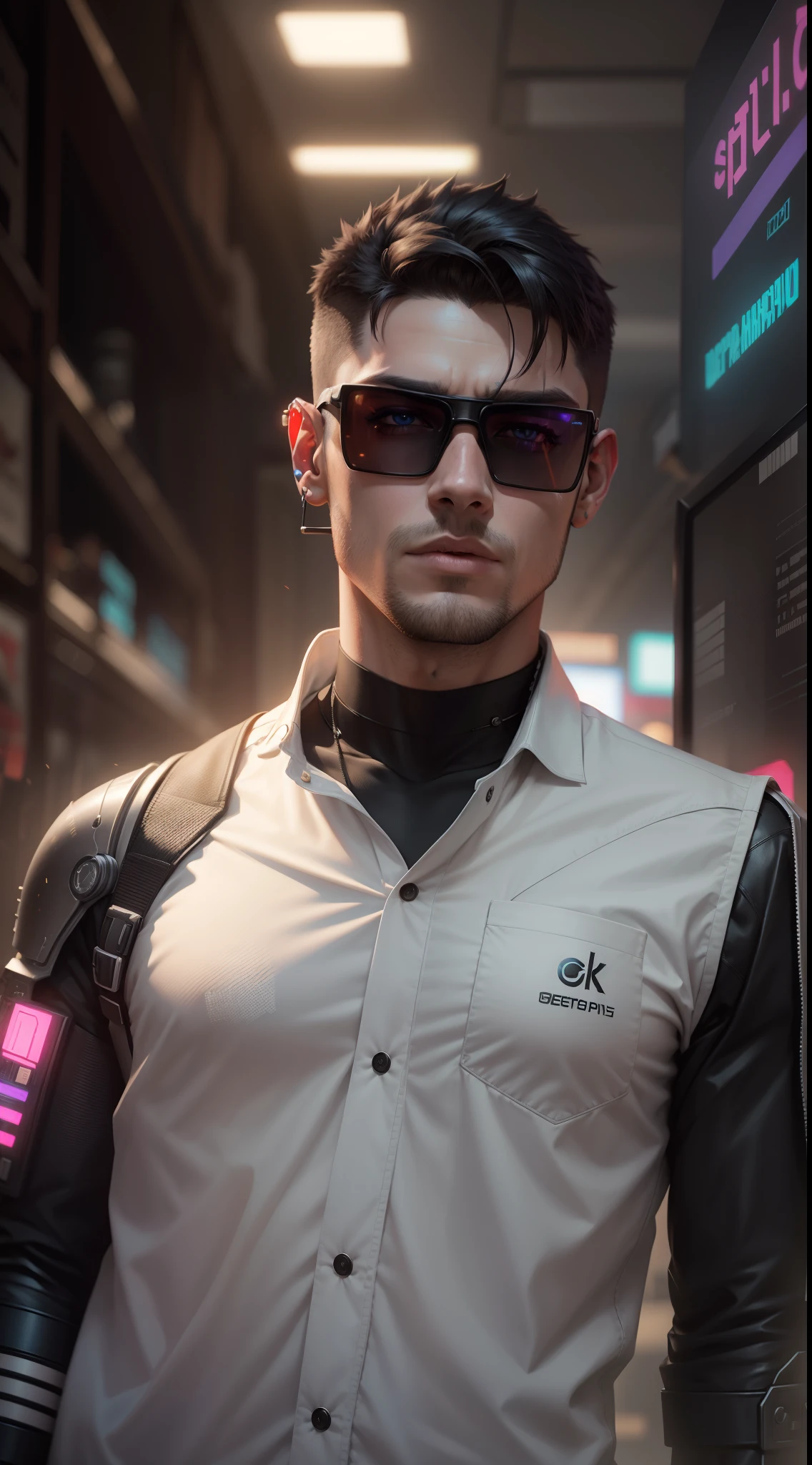 Change Background cyberpunk handsome boy, realistic face,8k, ultra realistic.