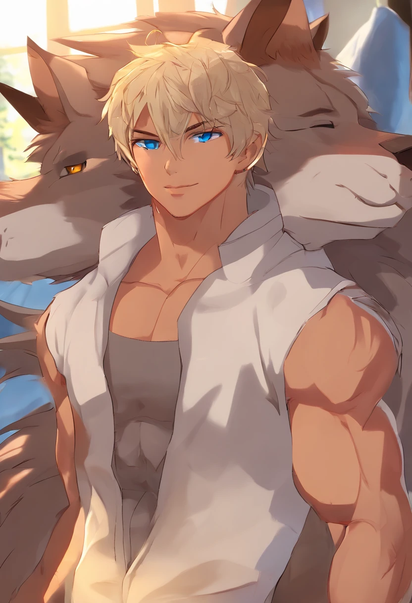 uploaded on e621, by Pixelsketcher, by Einshelm, by Chunie, solo anthro, ((portrait)), BREAK, ((wear white underwear)), tight clothes, white boxer, very sweaty, (detailed Bonifasko lighting), (detailed fur), (detailed skin), BREAK, ((facing viewer with legs spread)), (cinematic lighting), ((detailed background)), ((high-angle view)), (((three-quarter view))), (half body shadow), [backlighting], [crepuscular ray], [detailed ambient light], [gray natural lighting], [ambient light on the belly], (higher wildlife feral detail), [explict content], [sharp focus], (questionable content), (shaded), ((masterpiece), masculine body, fit body, furry wolf, ((blue fur, male blue wolf)), wolf face, Furry Fantasy Art, Anthro Art, Commission for High Res, Furry Art, POV furry Art,Sakimichan beautiful, masterpiece, visible abs, best quality, detailed image, bright colors, detailed face, perfect lighting, perfect shadows, perfect eyes, guy focus, blue eyes, flawless, shiny body, center focus, wolf ears, wolf guy, fluffy, fluffy tail, body fur, animal nose, muzzle, two-tone fur, gaze at the viewer, half-closed eyes, 1guy, solo, full body, (masterpiece:1.2), (best quality:1.2), (illustration:1.2), (cinematic lighting:1.3), detailed fur, balanced coloring, global illumination, ray tracing, good lighting, furry, anthro, showing abs, shirtless, attractive body, sexy body, looking at viewer, seductive look, ((topless)), ((big sized genitalia)), ((male genitalia overflow)), fit body, perfect masculine body, (underwear bulge erection), perfect eyes, detailed pupils, handsome blue fur wolf