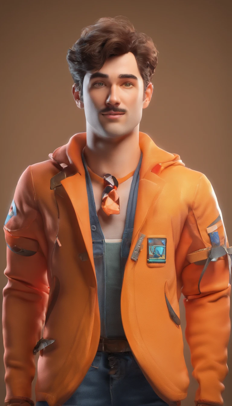 suprised man realstic