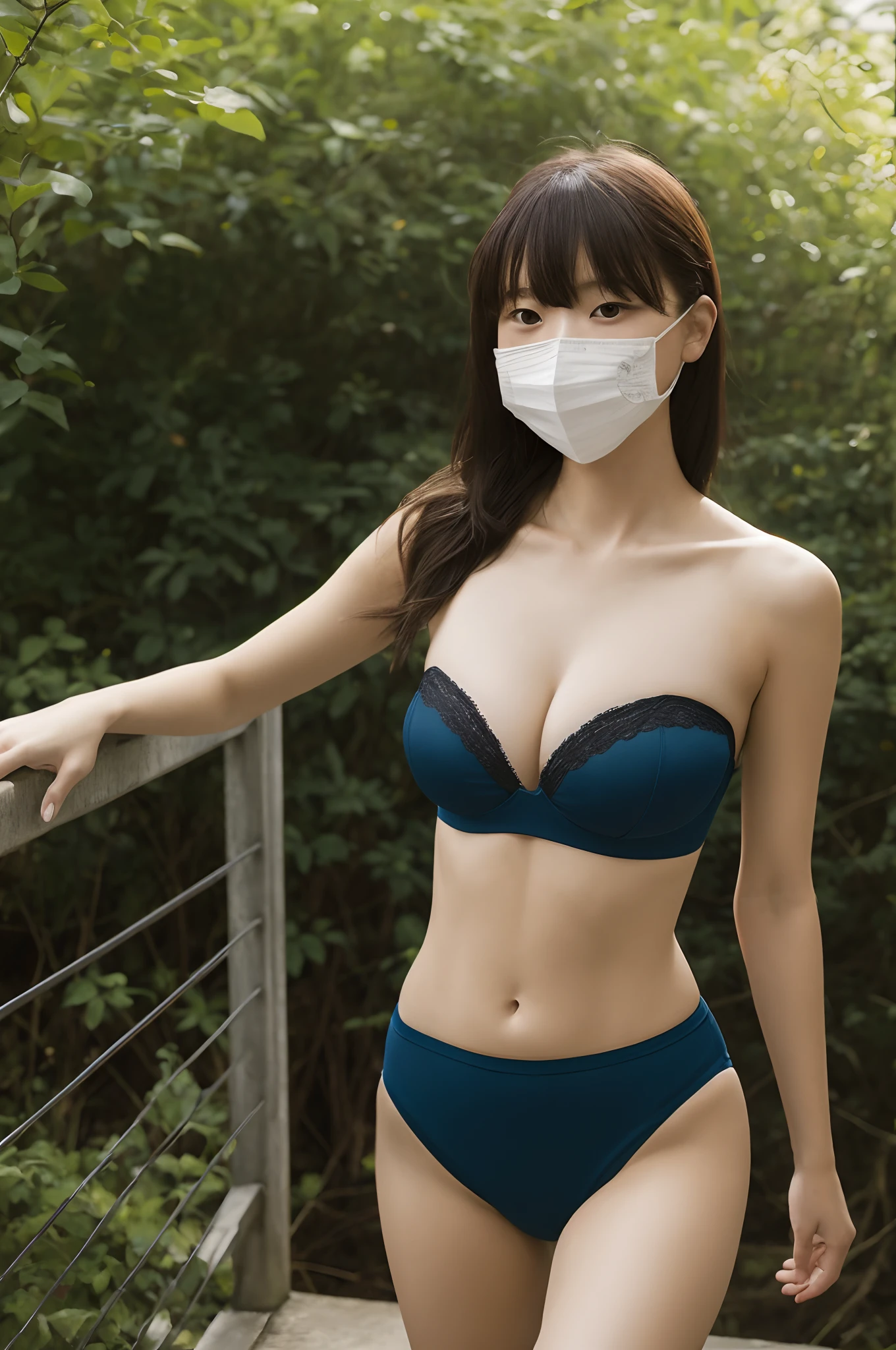 young asian 1girl, strapless, underboob, huge breasts, arms behind back, outdoors, from below, (looking at me:1.2), open lips, photorealistic, Negative prompt: out of frame, blurry, distort, disfigure, mutate, mutilate, amputate, conjoined, watermark, low quality, bad image, ugly, grotesque, horror, anime
Steps: 30, ENSD: 31337, Size: 512x768, Seed: 610482437, Model: SRDR 0.6, Version: v1.5.2, Sampler: DPM++ 2S a Karras, CFG scale: 8, Model hash: 3a84229fb3, Hires steps: 15, Hires upscale: 1.5, Hires upscaler: 4x-UltraSharp, add_saturation: 012b58197f40, "add_brightness: 6ff2dd5184da, ADetailer model: mediapipe_face_full, ADetailer version: 23.8.1, Denoising strength: 0.3, ADetailer mask blur: 8, ADetailer confidence: 0.3, ADetailer dilate/erode: 64, ADetailer mask min ratio: 0.01, ADetailer inpaint padding: 64, ADetailer denoising strength: 0.3, ADetailer inpaint only masked: True, High-end strapless tempting sexy ancient style lingerie(73): 3c35809aa100"