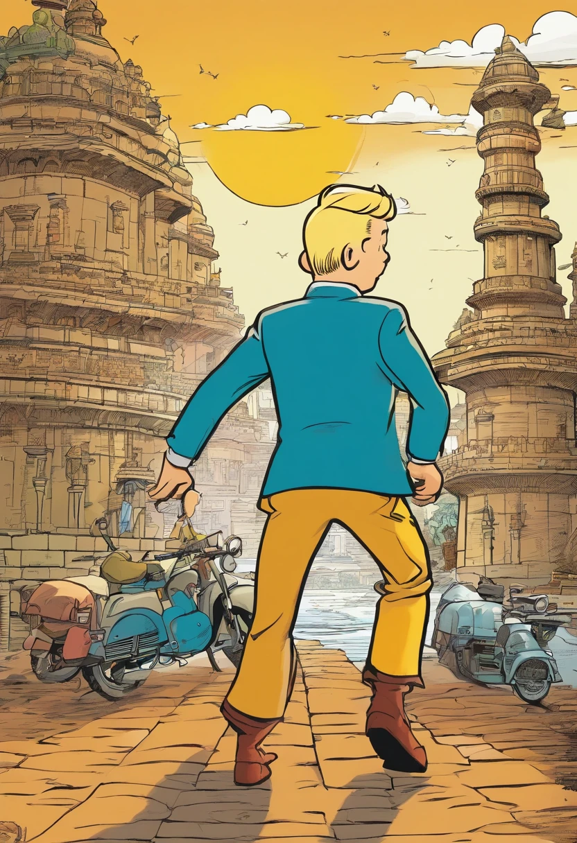 Tintin in india