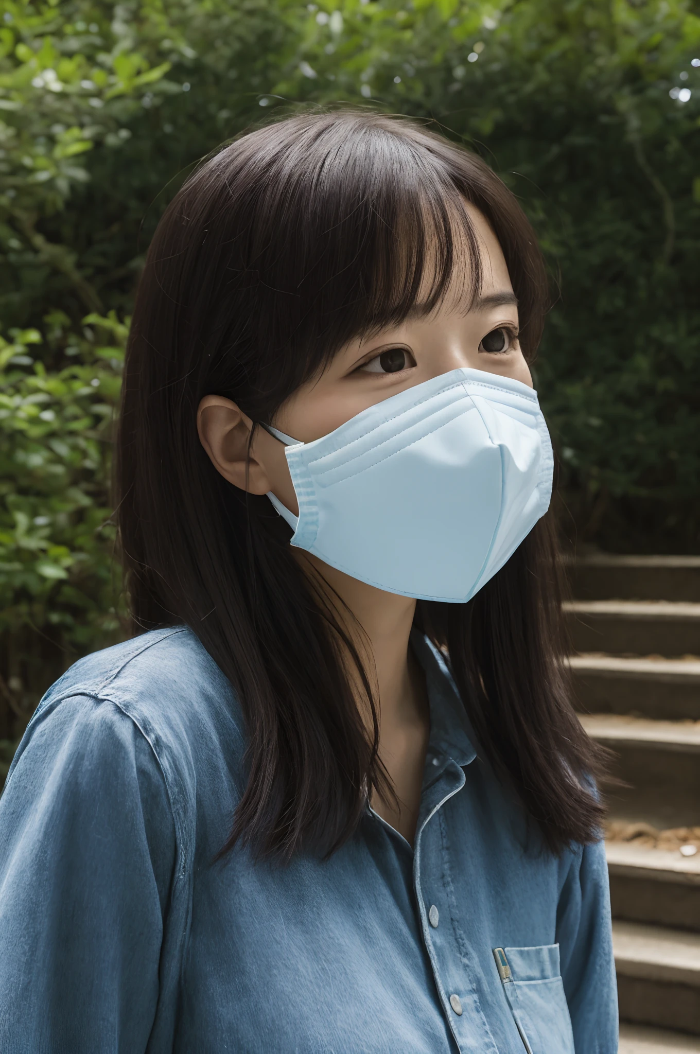 black facemask,young asian 1girl, strapless, underboob, huge breasts, arms behind back, outdoors, from below, (looking at me:1.2), open lips, photorealistic, Negative prompt: out of frame, blurry, distort, disfigure, mutate, mutilate, amputate, conjoined, watermark, low quality, bad image, ugly, grotesque, horror, anime
Steps: 30, ENSD: 31337, Size: 512x768, Seed: 610482437, Model: SRDR 0.6, Version: v1.5.2, Sampler: DPM++ 2S a Karras, CFG scale: 8, Model hash: 3a84229fb3, Hires steps: 15, Hires upscale: 1.5, Hires upscaler: 4x-UltraSharp, add_saturation: 012b58197f40, "add_brightness: 6ff2dd5184da, ADetailer model: mediapipe_face_full, ADetailer version: 23.8.1, Denoising strength: 0.3, ADetailer mask blur: 8, ADetailer confidence: 0.3, ADetailer dilate/erode: 64, ADetailer mask min ratio: 0.01, ADetailer inpaint padding: 64, ADetailer denoising strength: 0.3, ADetailer inpaint only masked: True, High-end strapless tempting sexy ancient style lingerie(73): 3c35809aa100"