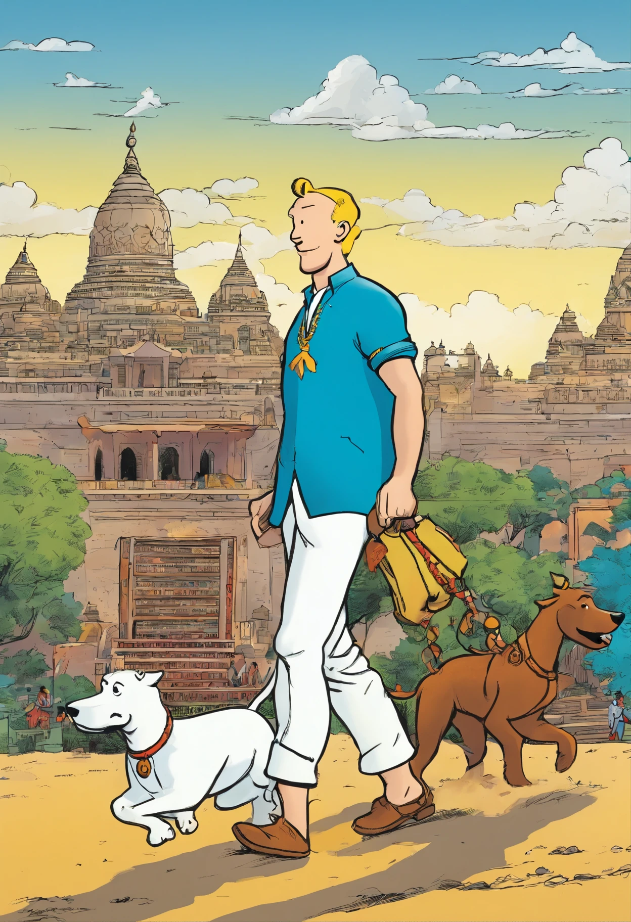 Tintin in india
