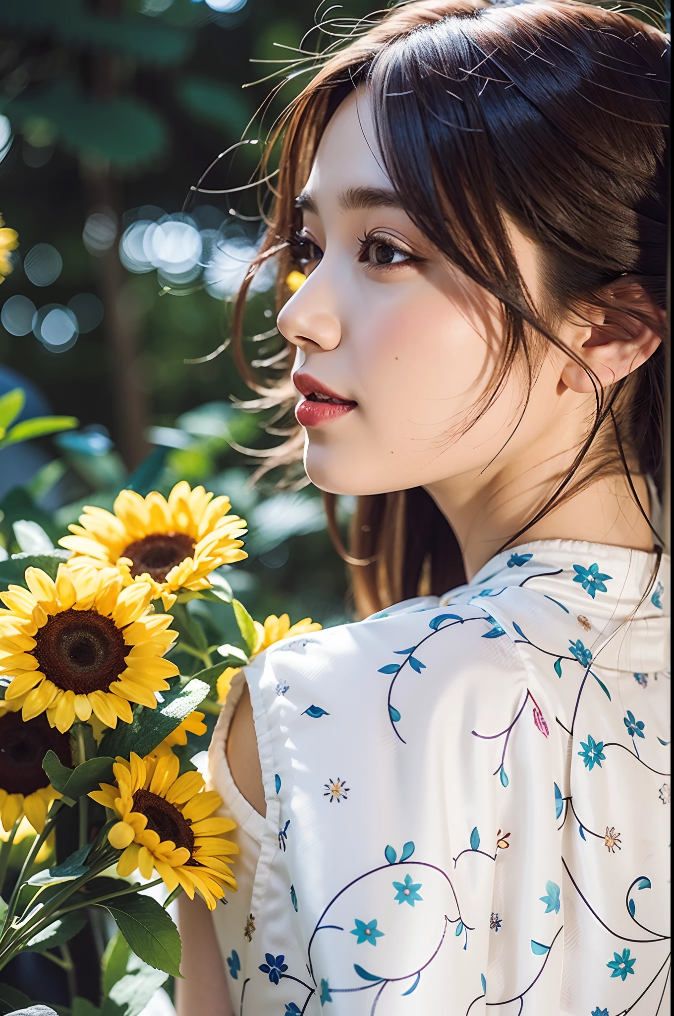 (((Medium hair))), best qualtiy, 8K, hdr, A high resolution, absurderes:1.2, blur backgroun, Background bokeh:1.2, photography of, (RAW photo:1.2), (真实感:1.4), (Masterpiece:1.3), (complexdetails:1.2), 1girll, 独奏, japanaese girl, delicated, Beautiful detailed, (Delicate double eyelids), (Detailed facial features), Bigboobs, (((Large breasts))), Skin Firm, (Looking_at_peeping at the viewer), From_Front, (being thin),(best qualtiy:1.4),(超A high resolution:1.2),cinematic lighitnglamplight,(Extremely detailed illustration),(Gloss on lips,best qualtiy,超A high resolution,depth of fields,Caustics,Extensive illumination,naturalshadow,85mm, f/1.4, iso 200, 1/160s:0.75),1girll, Solo, (((Silk vest))) Smile, ((silk garment,pleatedskirt,Classroom))