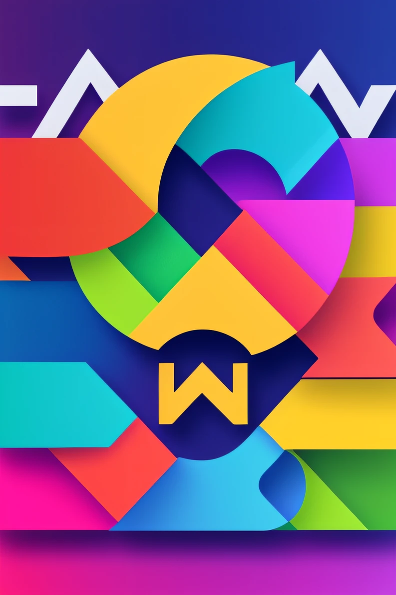 Create a unique logo for a digital store. A logo should be centered on the letter 'M' and incorporate elements that evoke the idea of technology and innovation. Use colors and shapes that represent the dynamic and modern nature of the digital environment