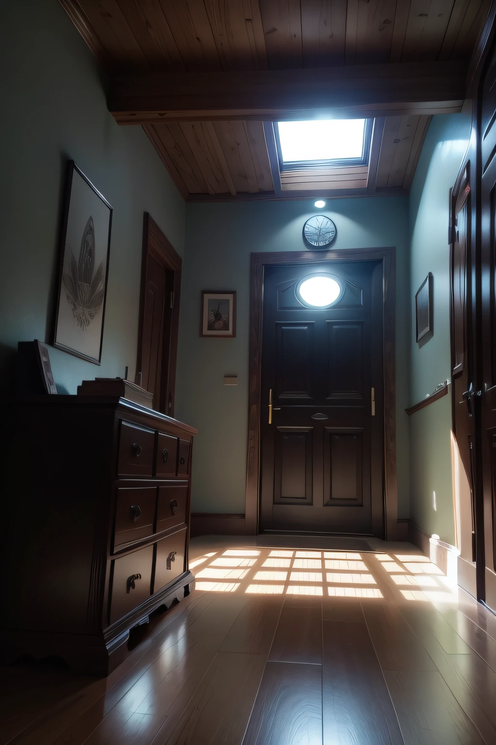 casa escura terror ray tracing ultra realista
