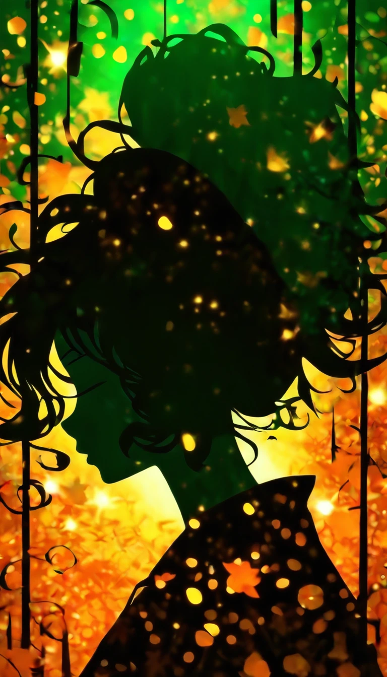 (Silhouette Art,cutouts:1.6)
(((Paper cutting art,A world where only black exists:1.3)

(Cowboy Shot),1 girl,Solo,
(Kimono Girl,profile:1.2),white, Clear and beautiful face,

BREAK
(Lots of fireflies、Green light)
Textured glass background,