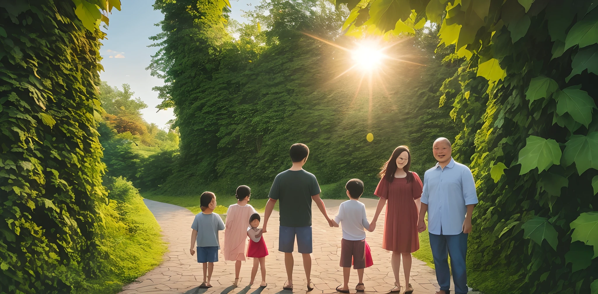 there are two people and a child posing for a picture, Happy family, husband wife and son, vacation photo, Family, thawan duchanee, with a child, taken on go pro hero8, dilraba dilmurat, 🌻🎹🎼, 2 5 I, A picture, family photos, At sunrise, On a sunny day, with ivy
