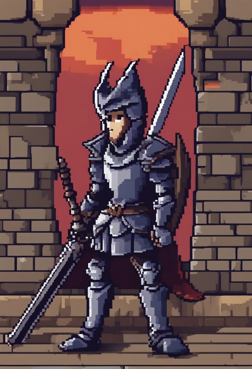 Knight, dungeon, dark, dragon