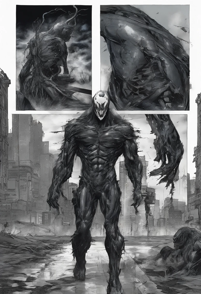 Venom,symbiote,Human perspective,Humanoid robots,Male/Male,,balls,The erection,Sex life,Black body,Gollum creatures,Dripping,Sweat,Wet,Open mouth,Sharp teeth,Long tongue,Muscular male,large pecs,Abs are prone to negative skin,Black and blue body,Sweat,Mucus attached to the body,Greasy and shiny body