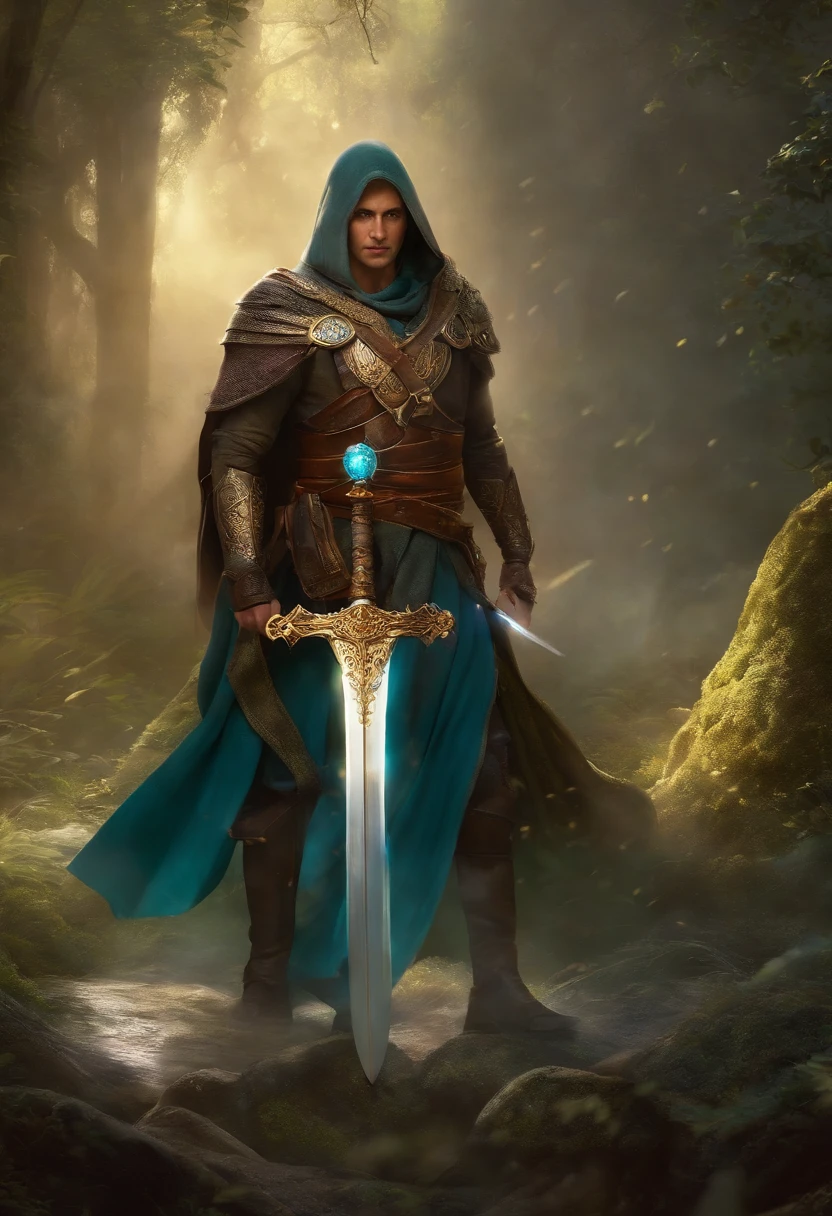 They find the magical relic, A legendary sword that grants extraordinary powers to those who wield it on the ground , brilhante ,