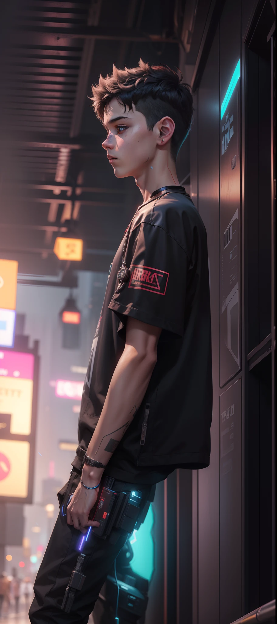 Make This Boy Picture, 8k, Potrait, Cyberpunk