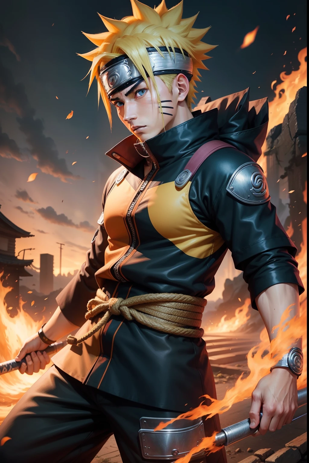 realistic naruto