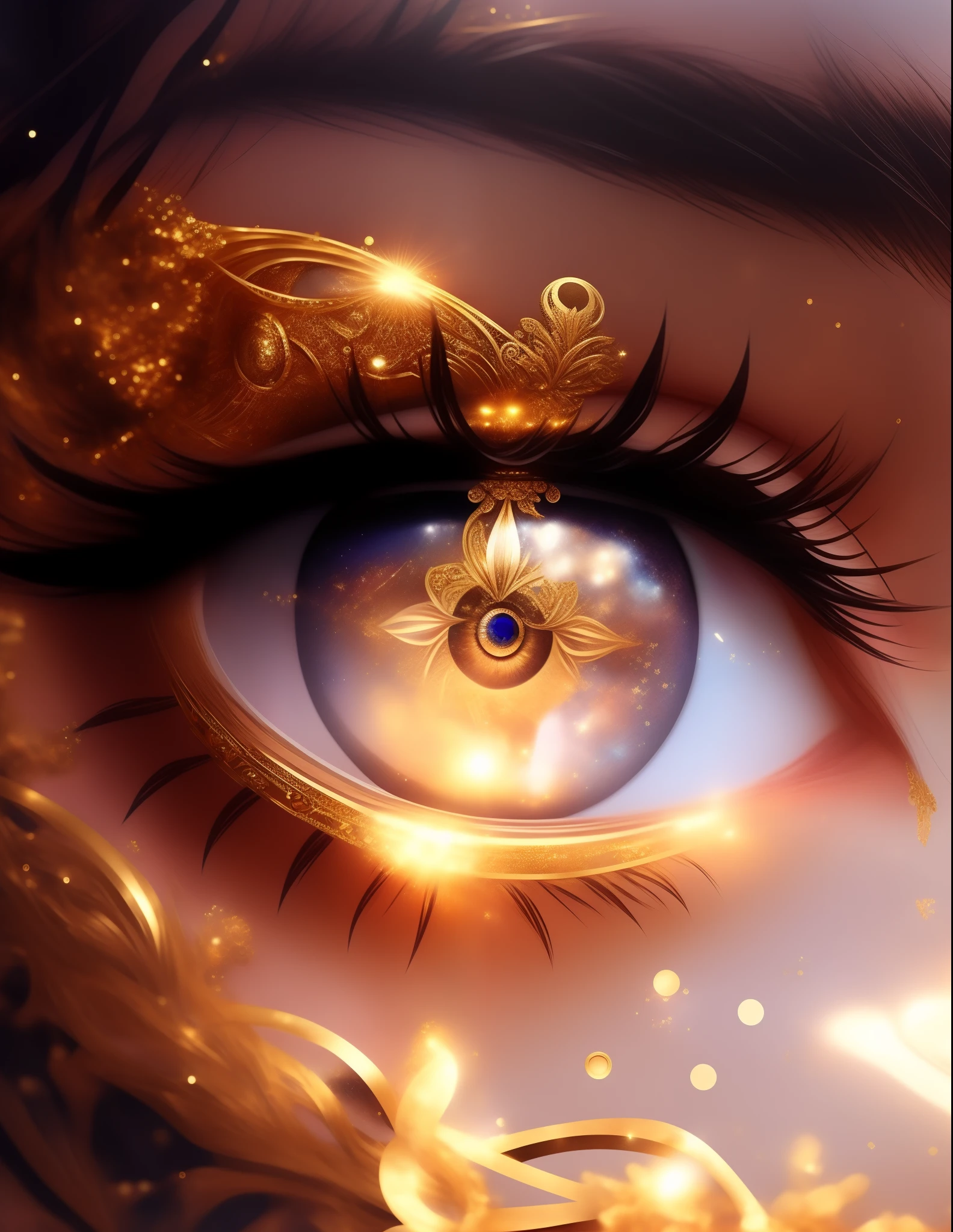 anime eyes with golden details and a clock in the center, golden shining eyes, gold and white eyes, gold colored eyes, gold eyes, crystal amber eyes, with gold eyes, golden eyes, with golden eyes, golden yellow eyes, glowing golden eyes, golden watery eyes, fantastic detailed eyes, shiny golden eyes, beautiful eye, glowing eyes!! intricate, magical eyes