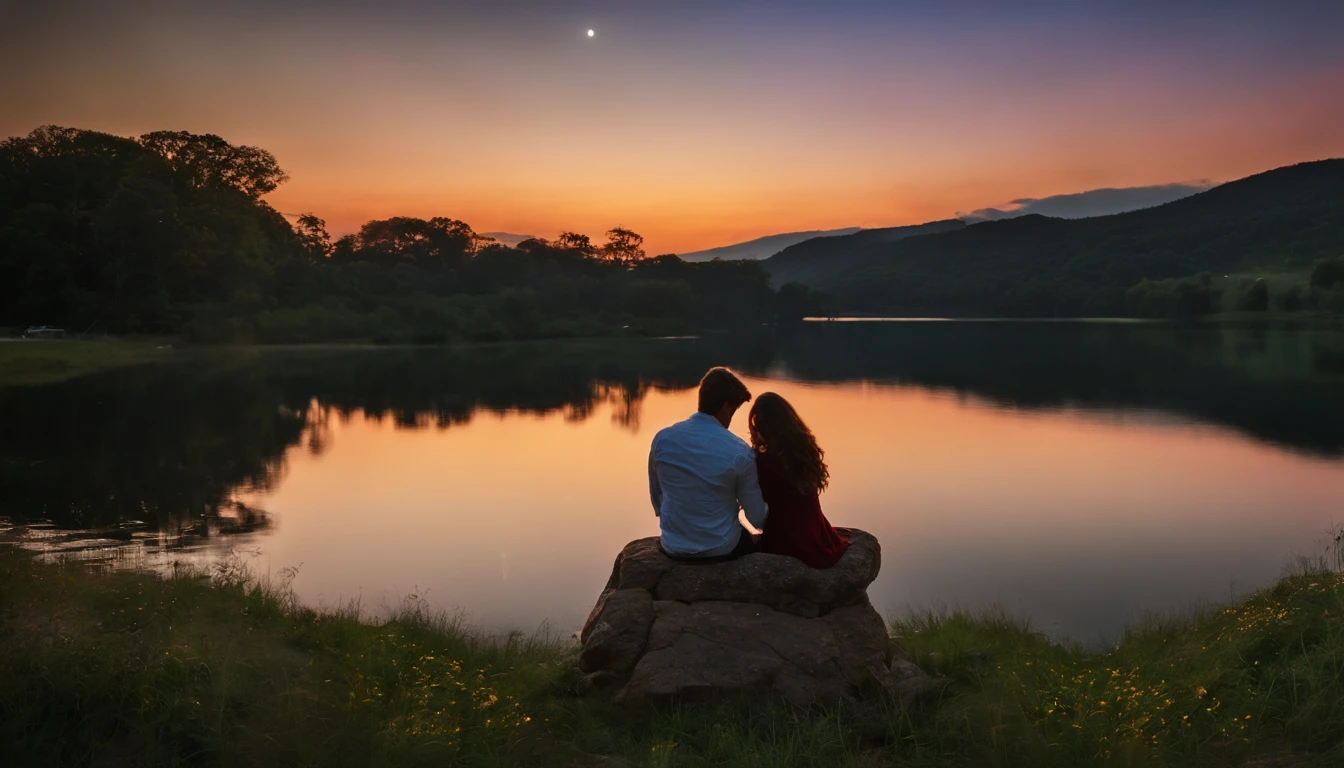 Imagine a couple deeply in love, spending a beautiful night under the stars. They are free to fly in the sky that is so beautiful today, full of stars and with the full moon reflecting their faces. They enjoy the moment and think about their future together. When the sun rises, they love each other again and call their friends to tell them they are dating and will get married next week. They don’t care about what people say because they want to be remembered together. This is nobody’s problem but theirs. They let it happen because it’s worth it and it has to be with each other.