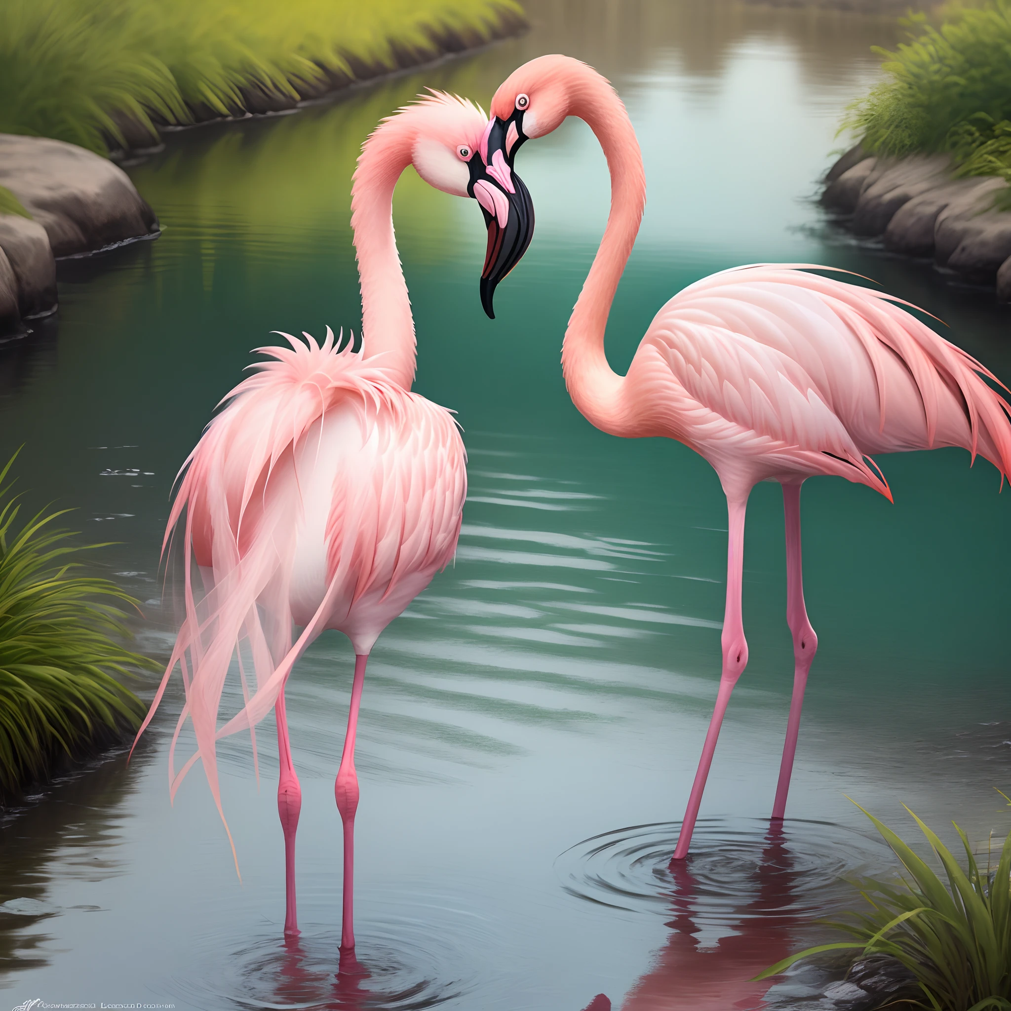 Beautiful flamingo