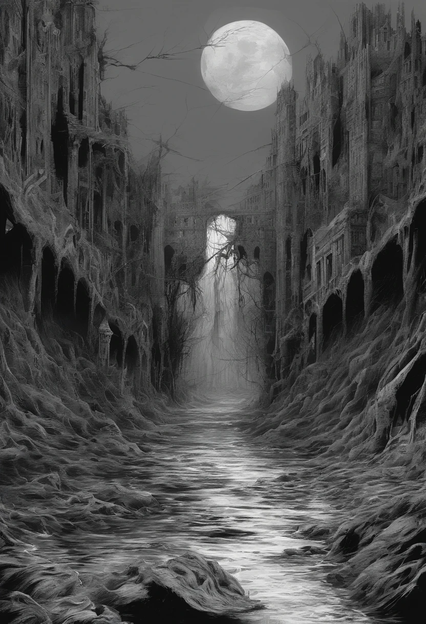 Blood Sea style(Fidelity,Fidelity:1.4),a pregirl,Solo,Red eyes,Purple hair,are standing,In the forest,leaning down,Reached(angry look:1.4),gritting teeth,white shirt,collared shir,black necktie,Black pants,longer sleeves,Black coat,Expose the collarbone,Behind you are the flames and the ruins of the Red Sea