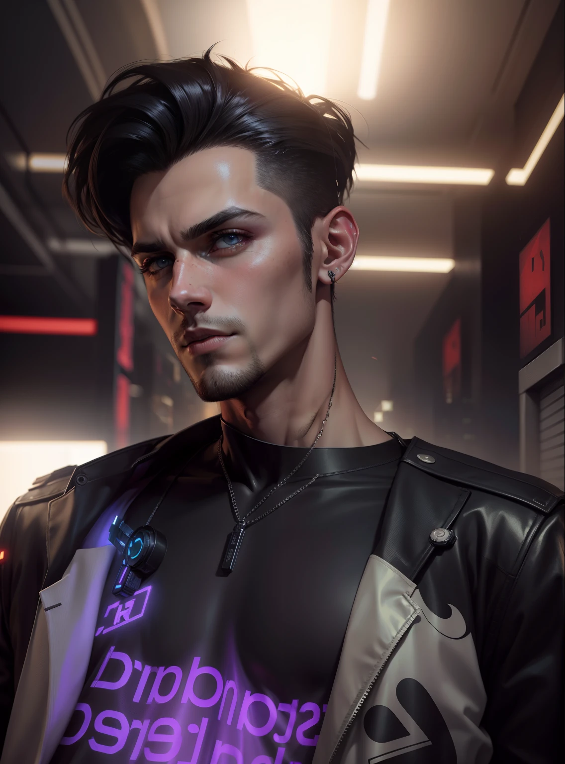 Change Background cyberpunk handsome boy, realistic face ,8k,ultra realistic