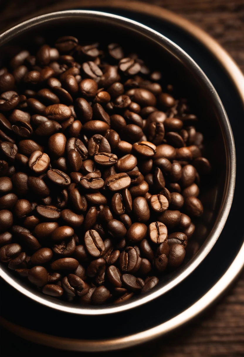 Close-up of a bowl of coffee beans on black scales, coffee beans, extremely grainy, Beans, Coffee, Spoon placed, Grainy quality, saw, けもの, Morning Coffee, Grainy, extremely grainy, taken on iphone 14 pro, version 3, taken with sony alpha 9, low quality grainy, Midriff,The desk is white
