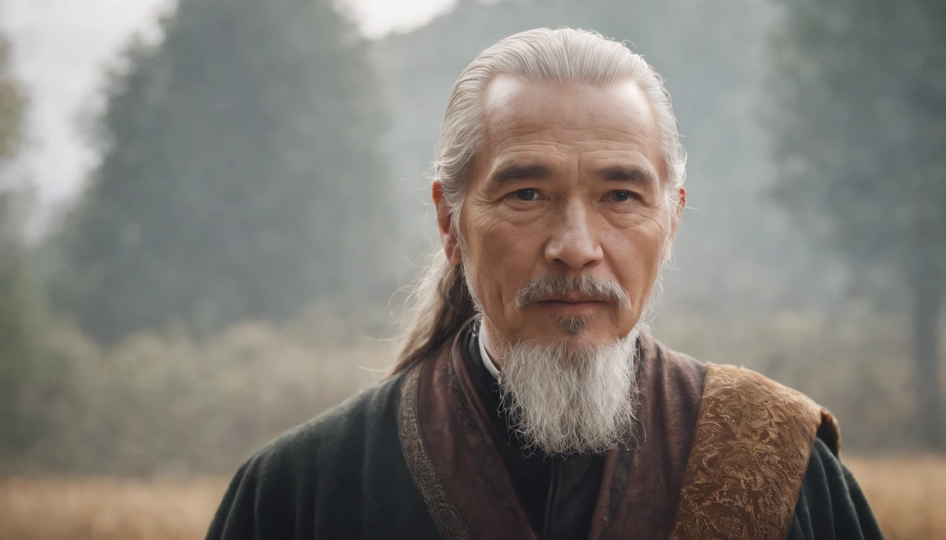 Old gentleman with a goatee, 8K分辨率,Wallpaper masterpiece,Best quality,digitial painting,Highly meticulous,Ultra high quality