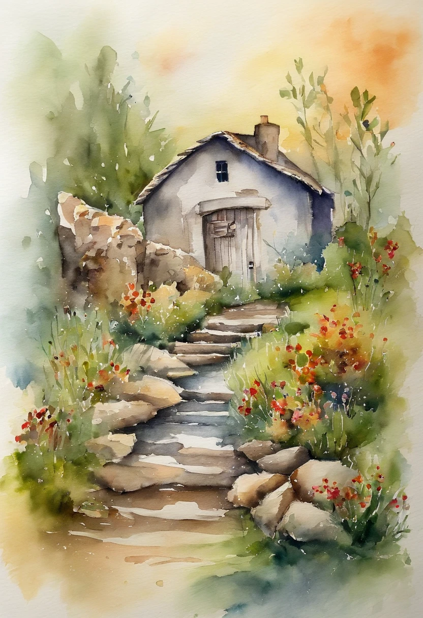 Aquarell, beautiful,